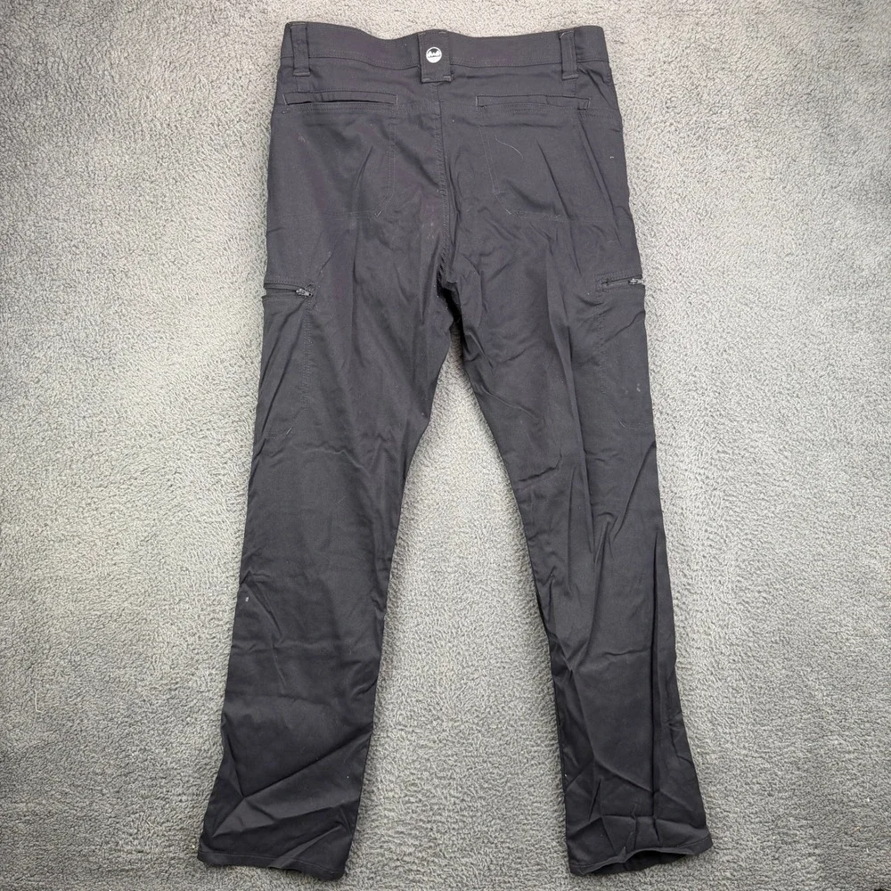 Wrangler Mens Outdoor Series Black Cargo Pants 34x32 10NWTRNB Nylon Stretch